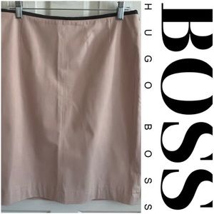 Boss Hugo Boss Pink Cotton Pencil Skirt Sz. 10 NWOT